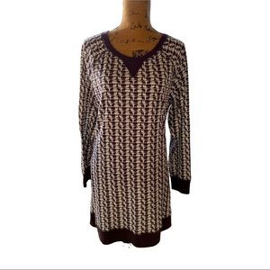 Womens elephant print Jane & Bleeker sweater or sweater dress